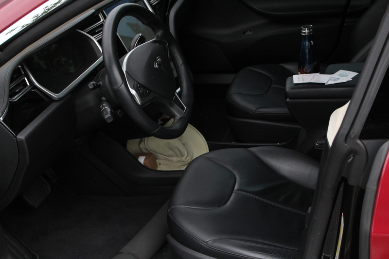 Other than a little wear where the owner slides in, it’s absolutely flawless inside.